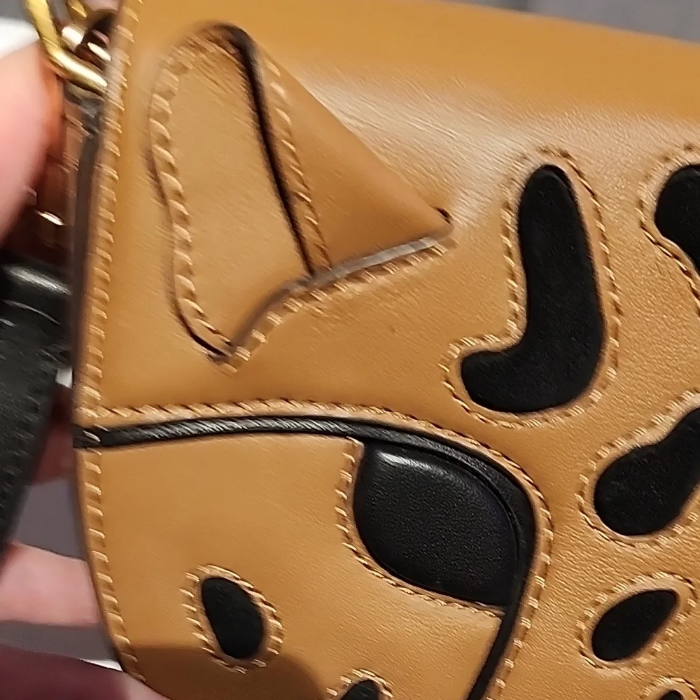 Kate Spade 3D Lucy Leopard Crossbody Bag